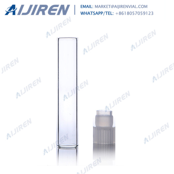 8.2×40.0mm clear shell vials poly cap for coal